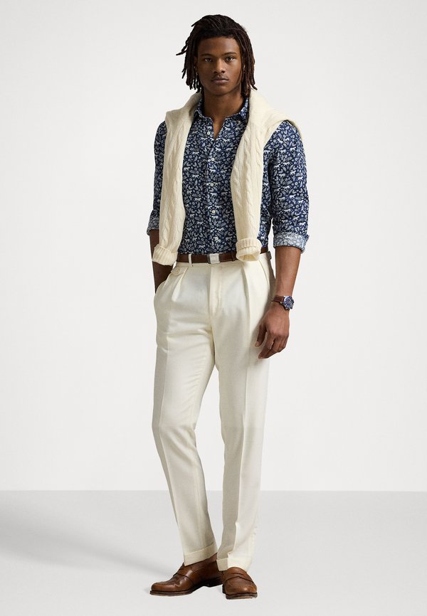 CUSTOM FIT PRINT LINEN SHIRT - Shirt2