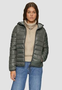 s.Oliver MIT KAPUZE - Winterjacke - anthrazit