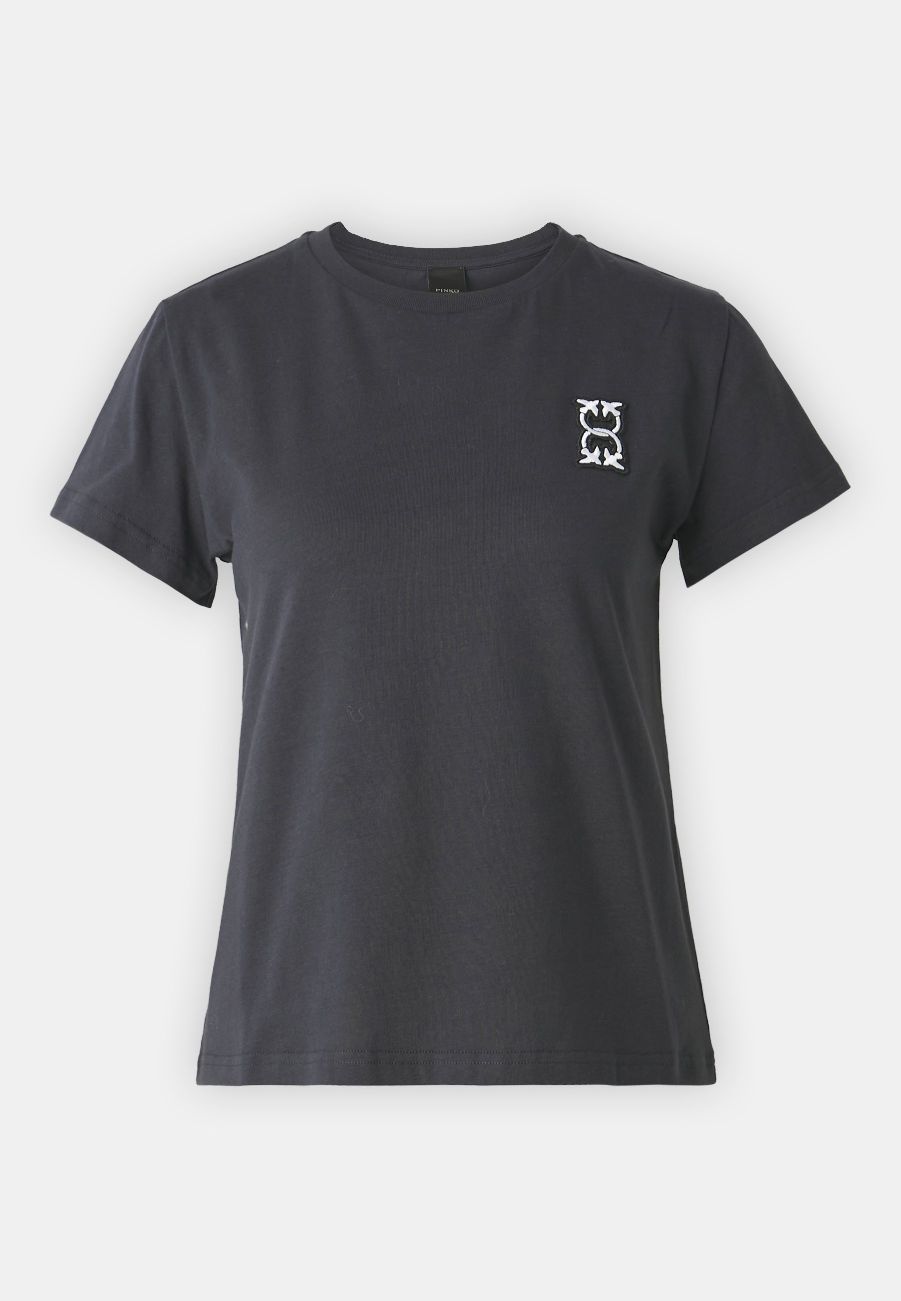 売れ筋商品|||ピンコ Tシャツ レディース トップス BUSSOLOTTO LOGO - Basic T-shirt - nero limousine Pinko BUSSOLOTTO - T-shirt basic/granatowy - Zalando.pl
