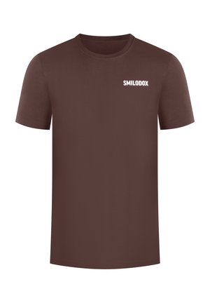 Smilodox LENNARD - Basic T-shirt - braun