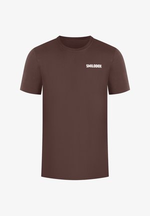 Smilodox LENNARD - T-Shirt basic - braun