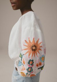 Next EMBROIDERED - Blouse - white