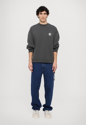ANTHEM CRACKED LOGO CREW UNISEX - Sweatshirt - grey