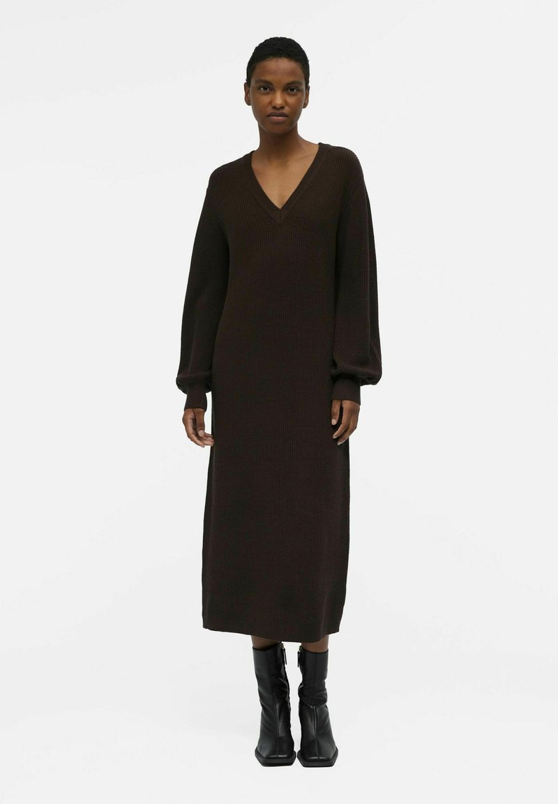 Object OBJMALENA L/S NOOS - Robe pull - javadetail:melange