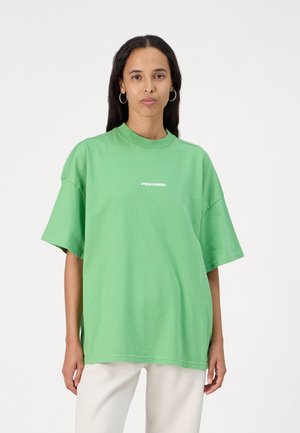 Pegador BRACY HEAVY OVERSIZED TEE - Pamata T-krekls - washed peppermint green/white gum