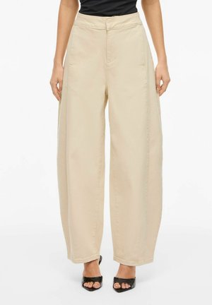 VILA JEANS VICHIA HIGH WAIST BARREL - Jeans Relaxed Fit - birch