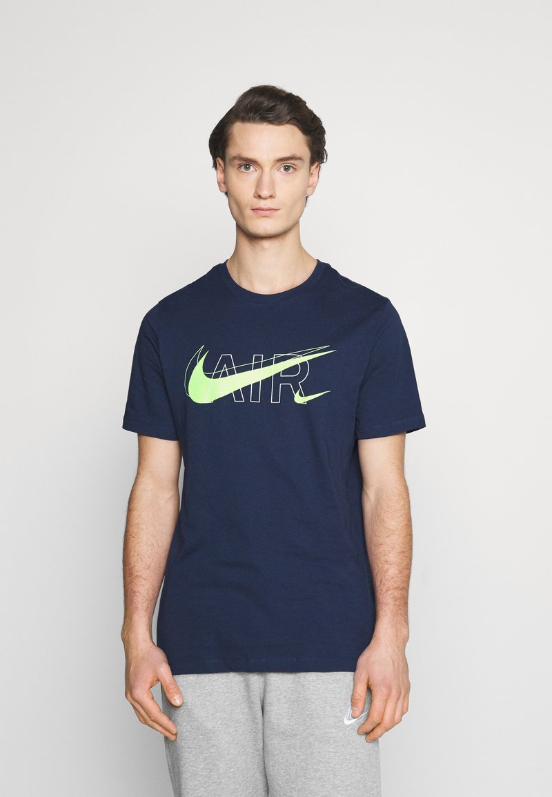Nike Sportswear TEE AIR Tshirt con stampa midnight navy/blu scuro