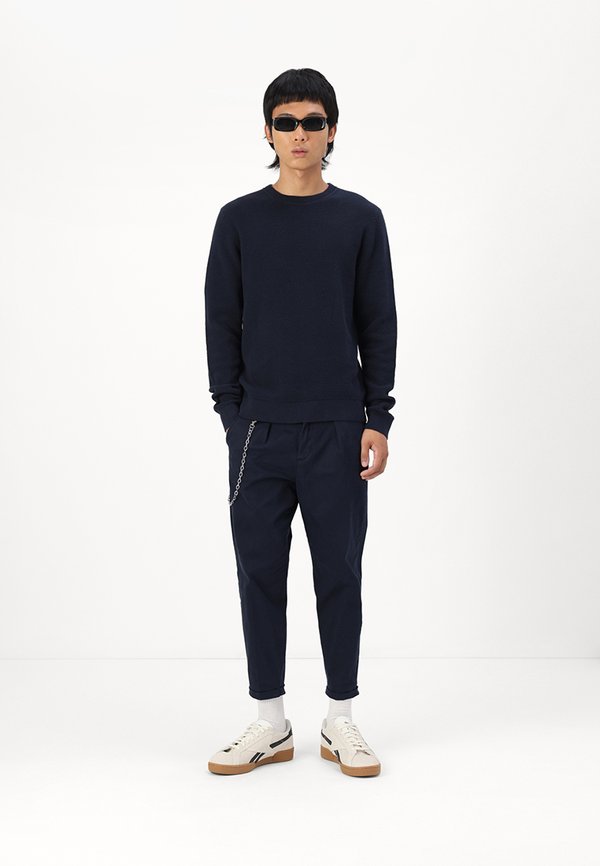SLHROSS STRUCTURE CREW NECK - Jumper - dark sapphire2