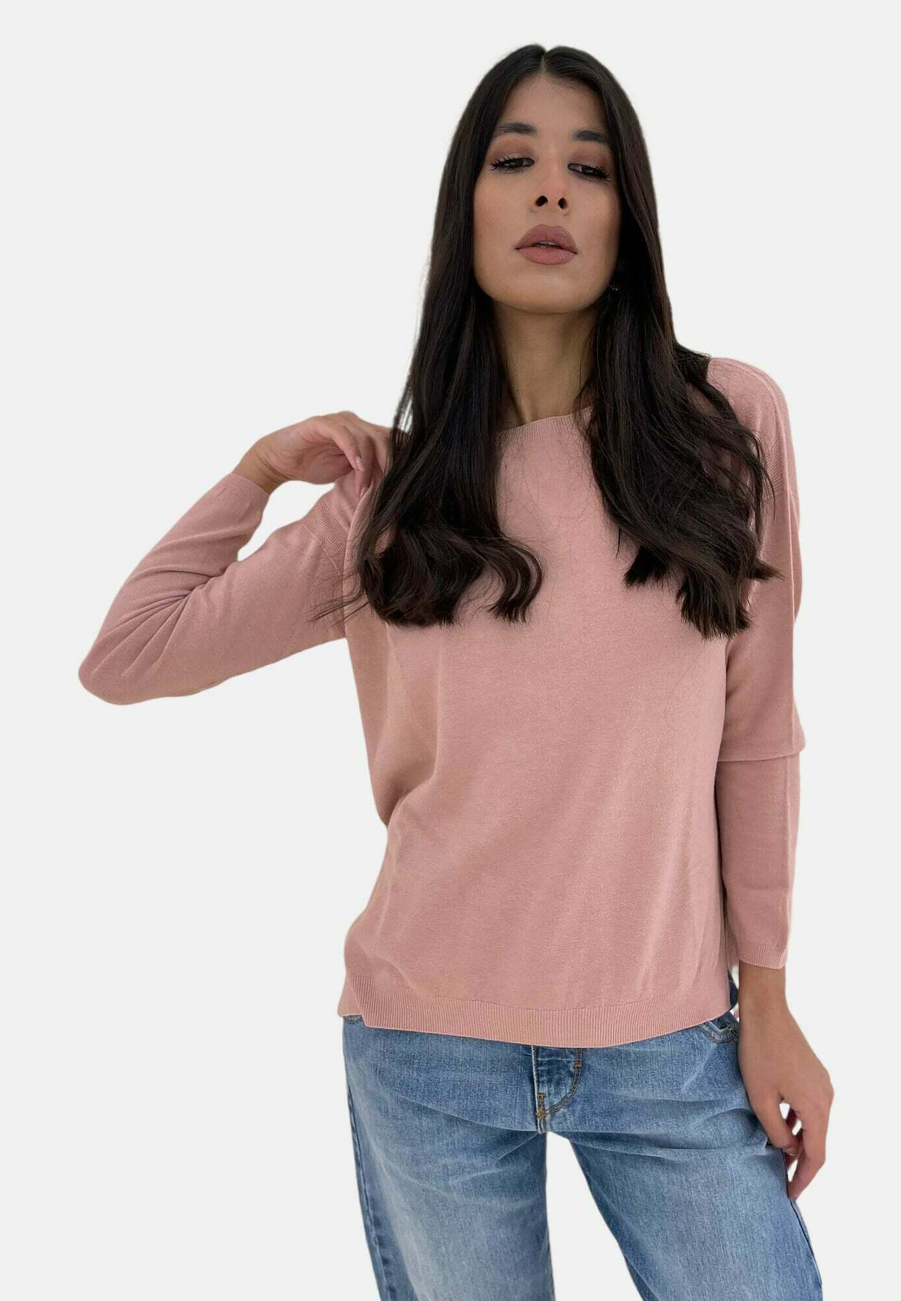 KONTATTO Maglione - quarzo/rosa - Zalando.it