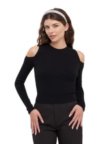 Terranova A CON CUT-OUT SULLE SPALLE - Maglione - nero