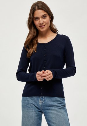 MINEW LAURA CARDIGAN - Cardigan - black iris solid