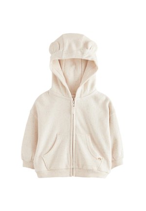 Next REGULAR FIT - THROUGH HOODIE - Sweatjacke - oatmeal