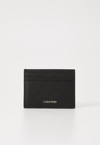 Calvin Klein MUST CARDHOLDER - Piniginė - mono black
