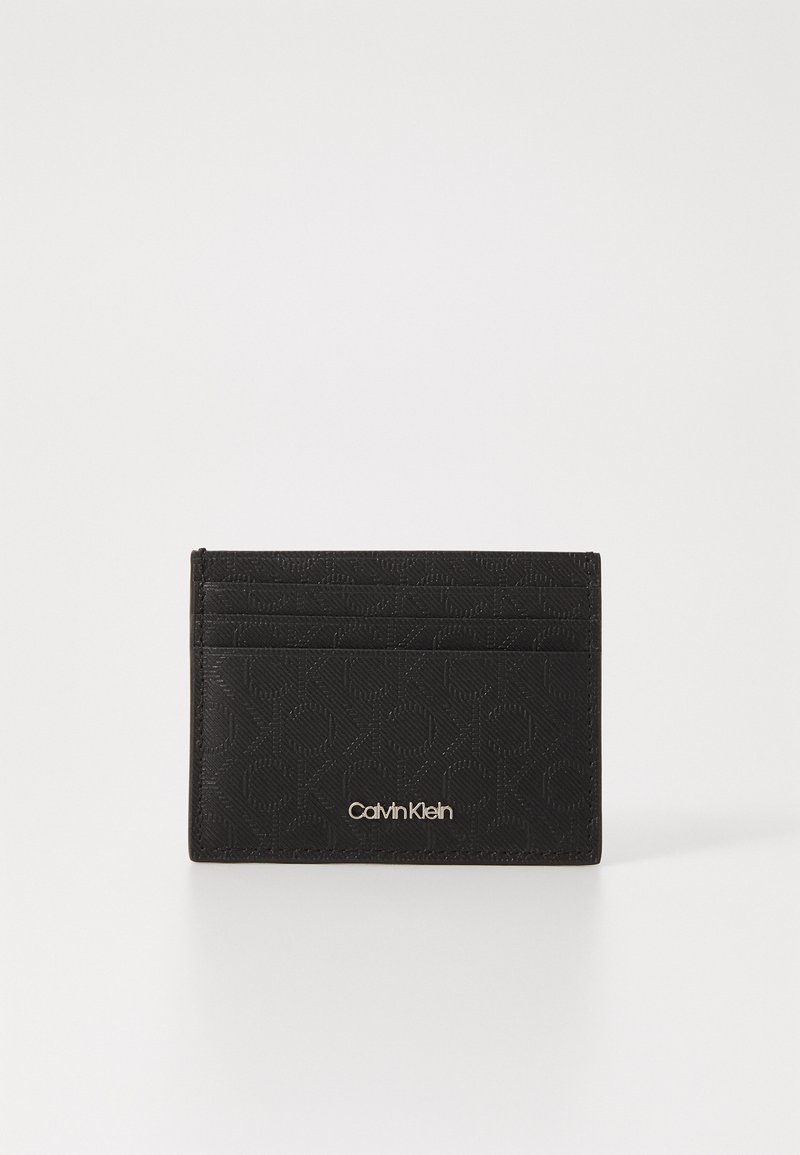 Calvin Klein MUST CARDHOLDER - Piniginė - mono black