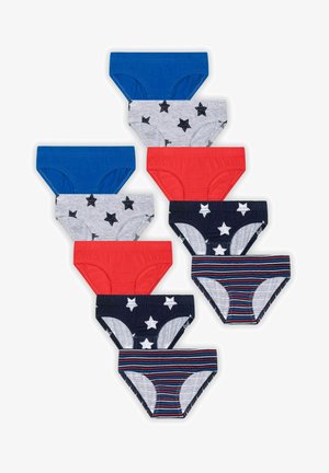 10 PACK - Braguitas - grey red navy
