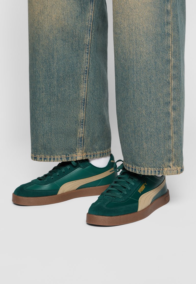 Puma CLUB II ERA UNISEX - Sportcipő - dark myrtle/oak branch/gum
