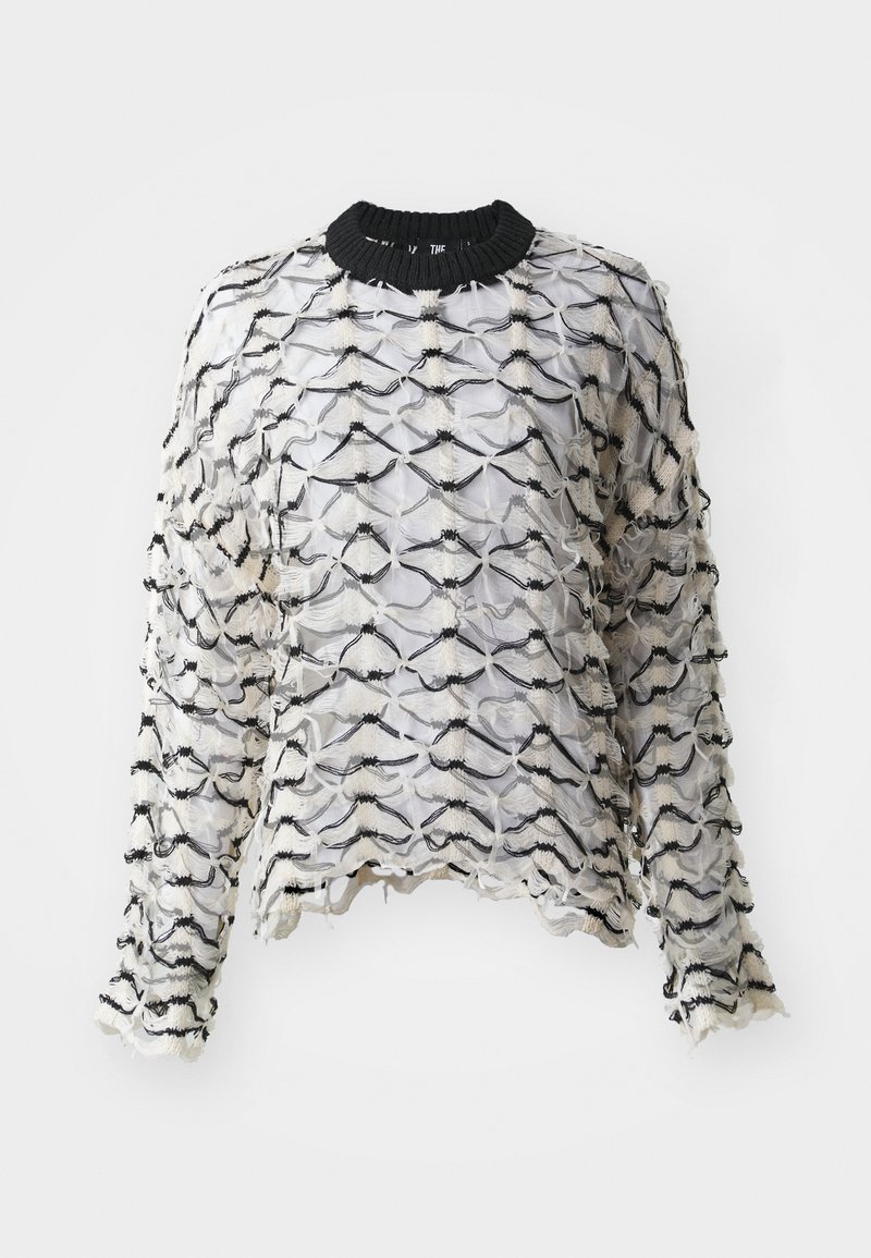 The Ragged Priest Pulóver - black/ecru