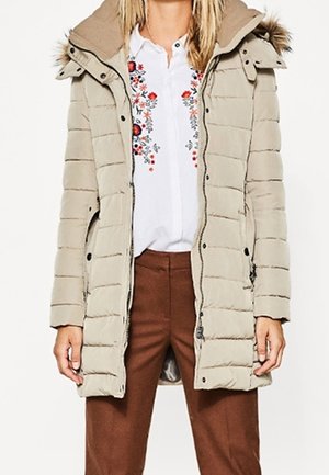 Wintermantel - beige