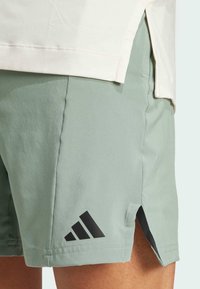 adidas Performance Pantalón corto de deporte - silver green