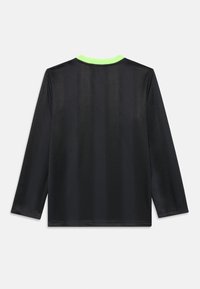 adidas Originals TEE UNISEX - Topper langermet - black/signal green