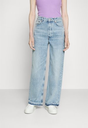 Wide leg - light-blue denim