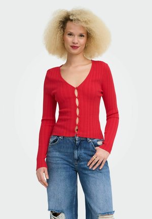 ONLY CARDIGAN ONLBREE CARDIGAN - Gilet - poinsettia