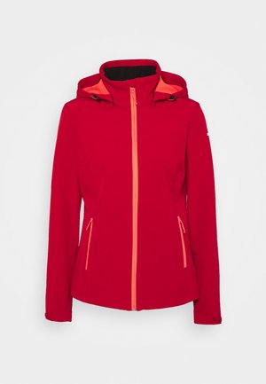 BRENHAM - Soft shell jacket - burgundy