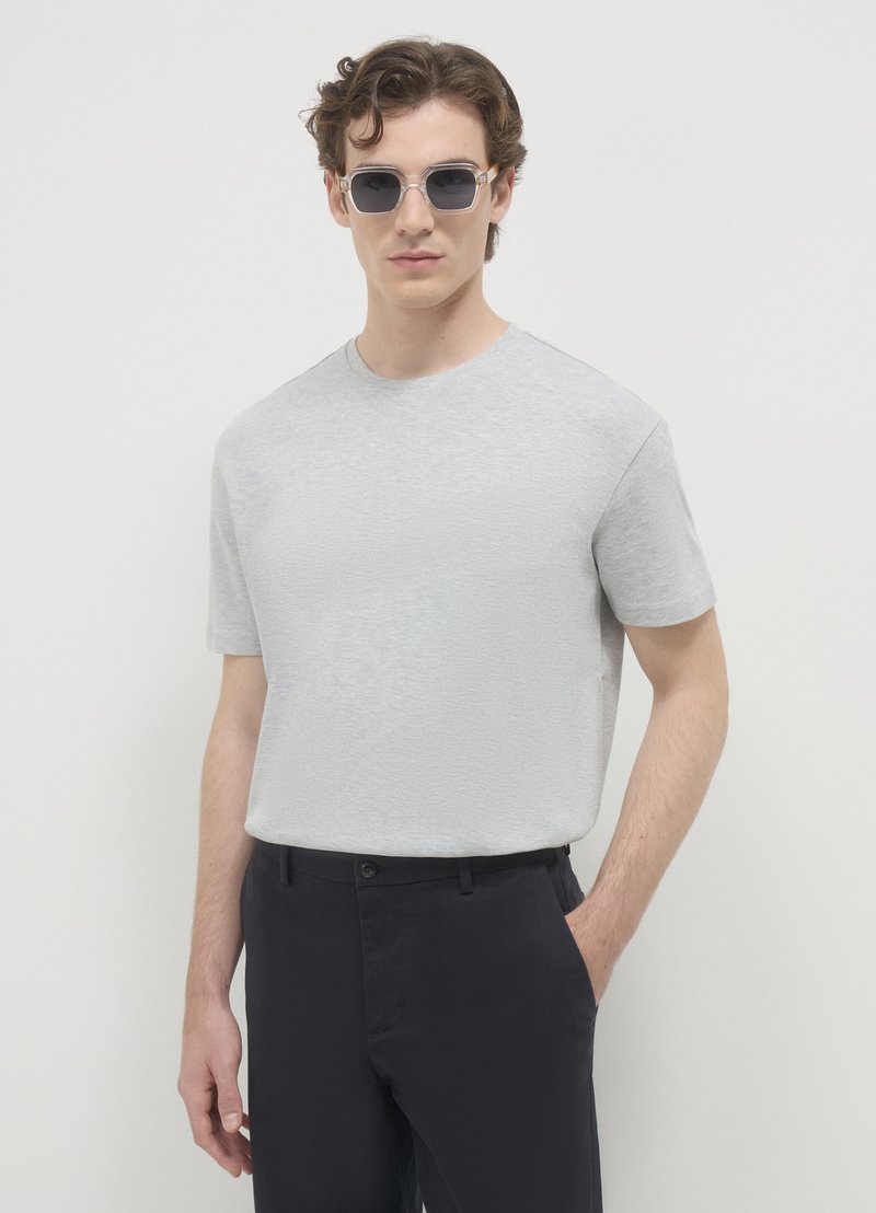 Calliope T-shirt basic - grigio melange