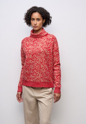 Street One TWO TONE - Strickpullover - rot