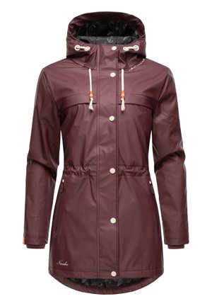 RAINY FOREST - Regenjacke / wasserabweisende Jacke - dark red melange