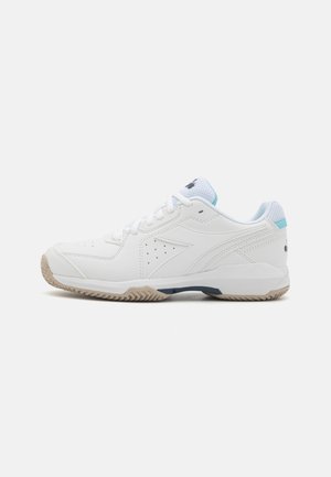 CHALLENGE 6 CLAY - Pantofi de tenis pe zgură - white/corydalis blue