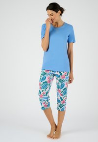 Damart FANTASÍA, DE PEINADO SET - Pijama - bleu feuillage