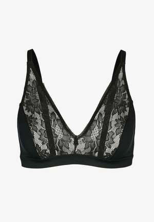 Calida NATURAL SKIN LACE - Triangle bra - black cc