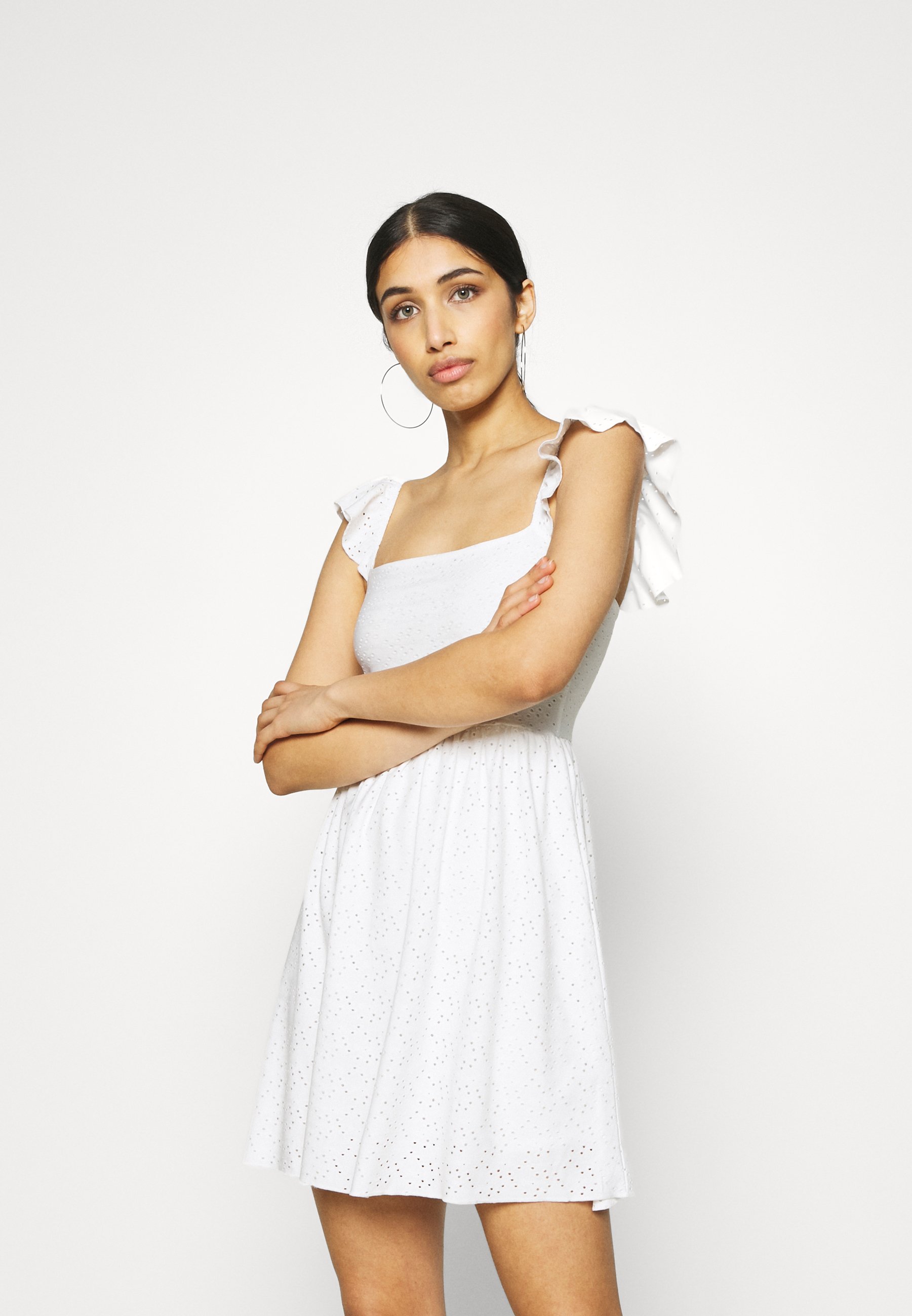 zalando white dress