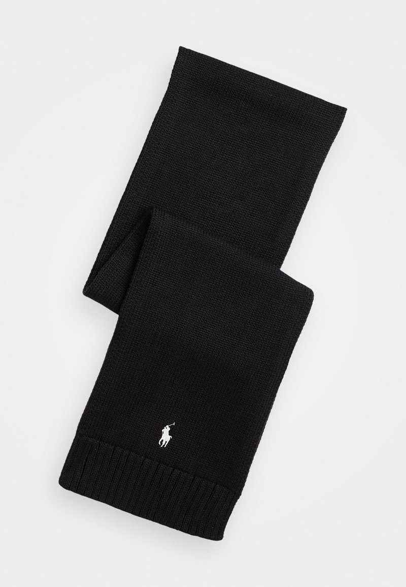 Polo Ralph Lauren COMBED COTTON SCARF - Écharpe - black