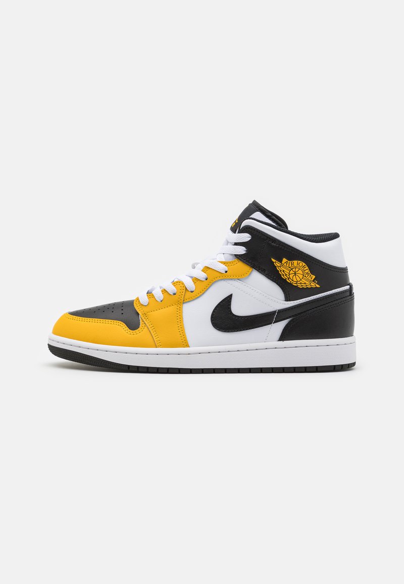jordan 1 high top black and yellow