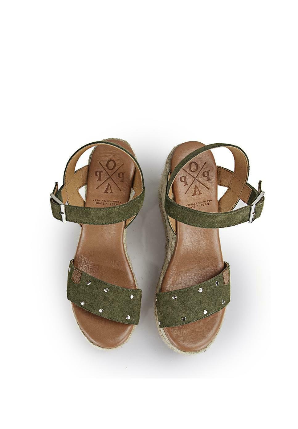 POPA SAMOS SERRAJE - High heeled sandals - verde/green - Zalando.de