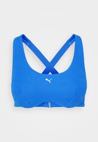 Não selecionado, vivid blue