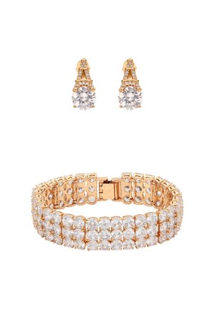 SET - Øreringe - rose gold white