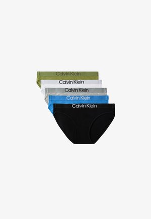 Calvin Klein Underwear, EXTRA SOFT 5 PACK - Nohavičky/Slipy - black/poseidon blue/grey heather/green