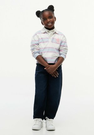 Tommy Hilfiger, STRIPE POLO LS - Polo - sky blue stripes