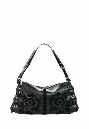 Desigual, MEDIUM EMBROIDERED BAG - Handtas - black