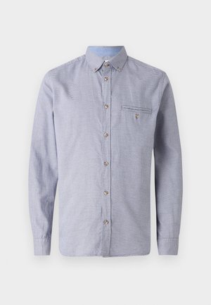 TOM TAILOR STRUCTURED - Shirt - cold purple/grey