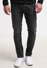 Samsøe Samsøe - STEFAN - Slim fit jeans - worn black Miniatuurafbeelding 1