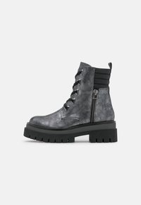 Marco Tozzi Botines con plataforma - gunmetal
