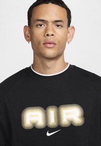 Nike Sportswear AIR - Sweatshirt - black metallic gold