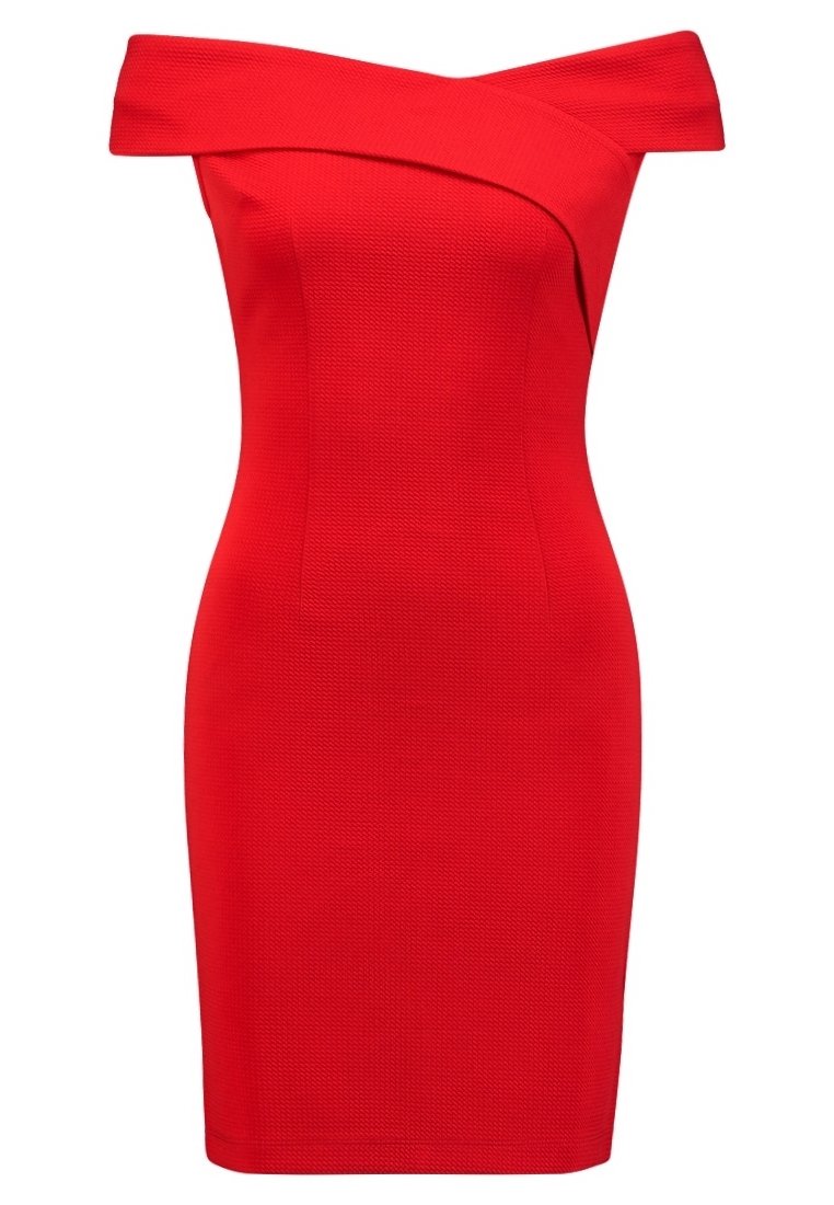 guess red off the shoulder dress Guess Shift dress - red - (Pre-owned)