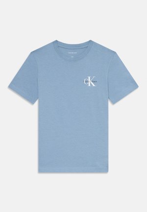 Calvin Klein Jeans CHEST MONOLOGO UNISEX - Print T-shirt - faded denim