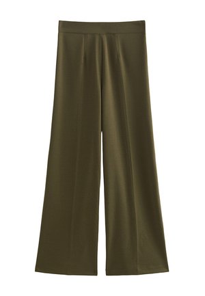 New Look, WIDE LEG TROUSERS - Broek - khaki