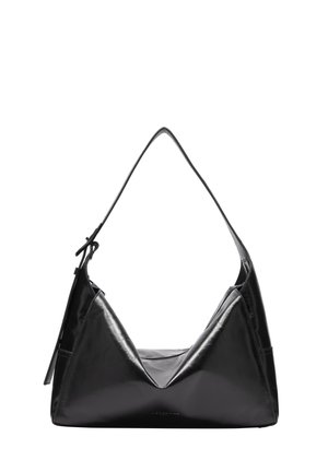 LOU HOBO GERÄUMIGE AUS IN CRINKLE OPTIK - Sac à main - schwarz